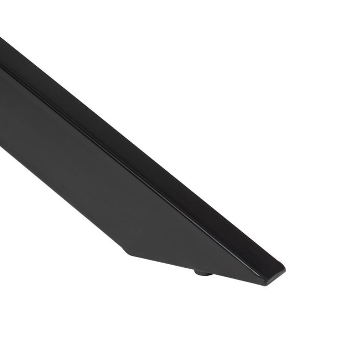 Mesa Comedor Natural-Negro Madera-Hierro 180 X 90 X 79 cm