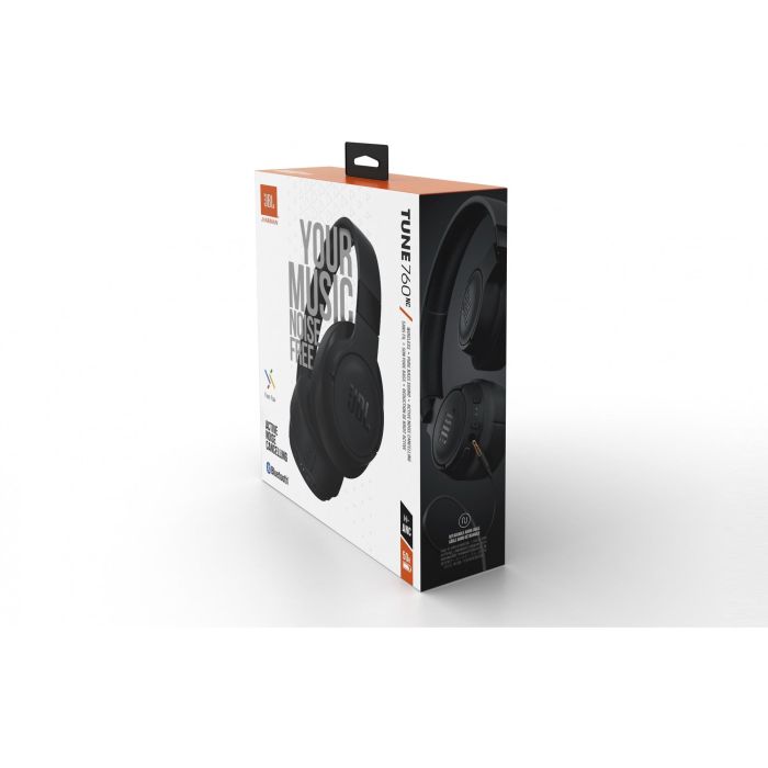 JBL Tune 760NC Auriculares Inalámbricos Bluetooth 5.0 con Cancelación de Ruido Activa, Micrófono, Sonido Pure Bass y 35h Batería, Negros 10