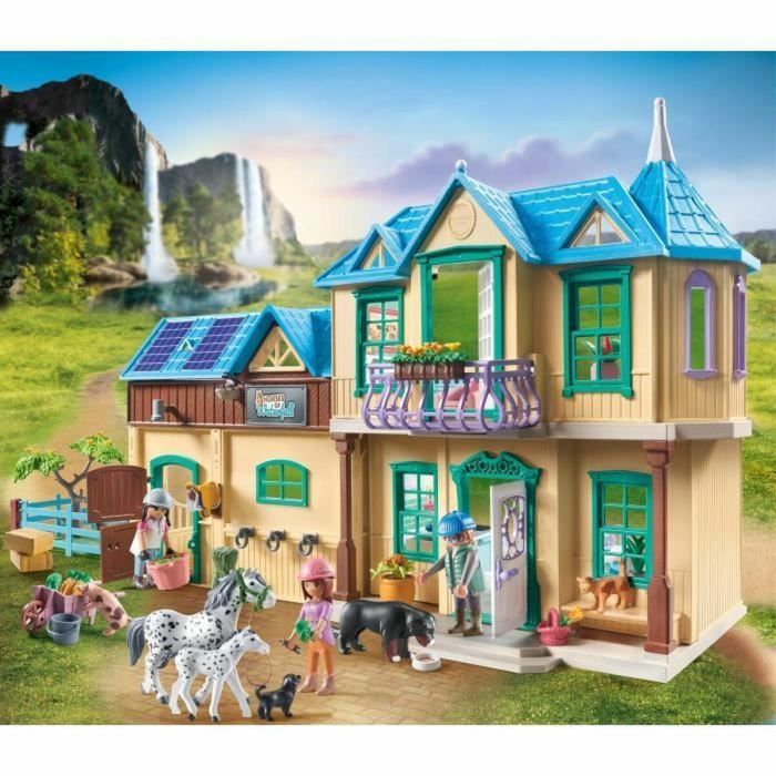 PLAYMOBIL 71351 Rancho Cascada - Caballos de la Cascada - 264 piezas - A partir de 5 años 5