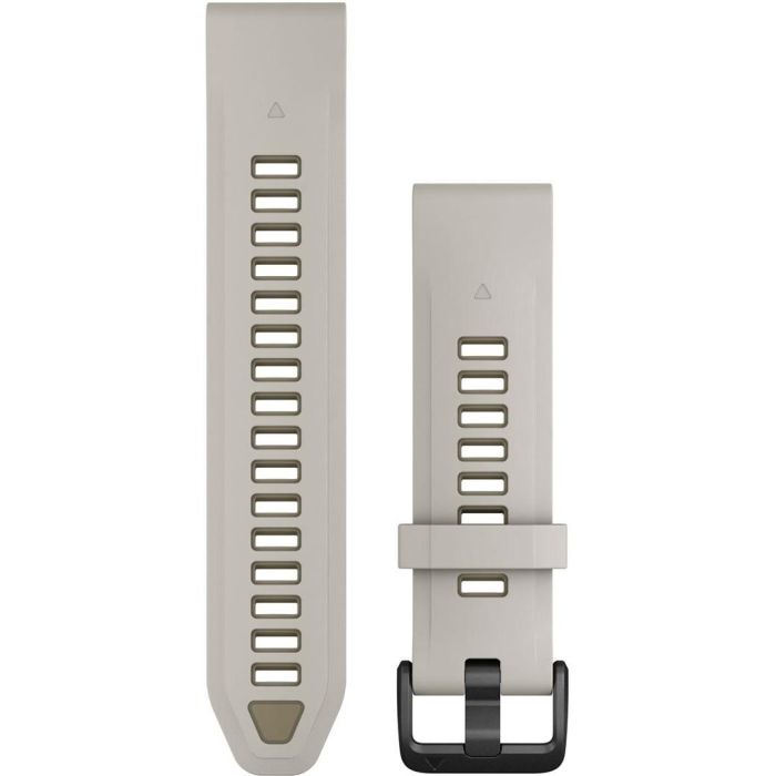 Garmin Ersatzarmband QuickFit 20mm Silikon Nebelgrau/Sandstein 0 Garmin Ersatzarmband QuickFit 20mm Silikon Nebelgrau/Sandstein 0