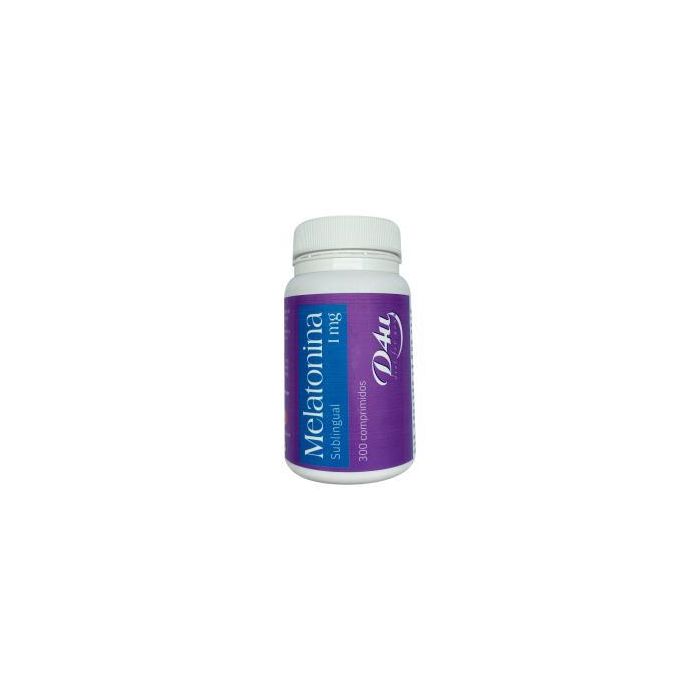 D4U (DIET FOR YOU) Melatonina 1mg 300 Comprimidos Sublinguales. Mejora Sueño, Jet-Lag. Con Vitamina B6 y E. Sabor Cereza