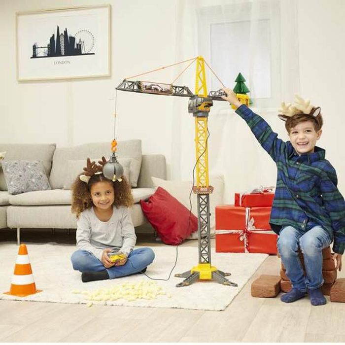 Smoby Grúa Radio Control Mighty Crane 110 cm Gira 360° con Mando por Cable Niños +3 años 5 Smoby Grúa Radio Control Mighty Crane 110 cm Gira 360° con Mando por Cable Niños +3 años 5