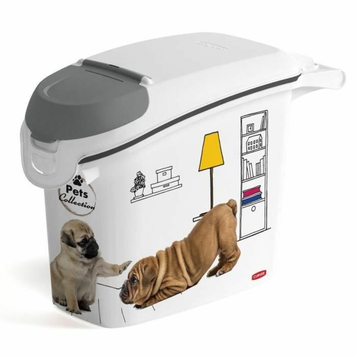 Curver CUR1692343360096 Caja de Comida para Perros 6 kg 23 x 50 x 36 cm 0 Curver CUR1692343360096 Caja de Comida para Perros 6 kg 23 x 50 x 36 cm 0