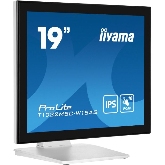 iiyama ProLite T1932MSC-W1SAG pantalla para PC 48,3 cm (19") 1280 x 1024 Pixeles Full HD LED Pantalla táctil Mesa Blanco 12