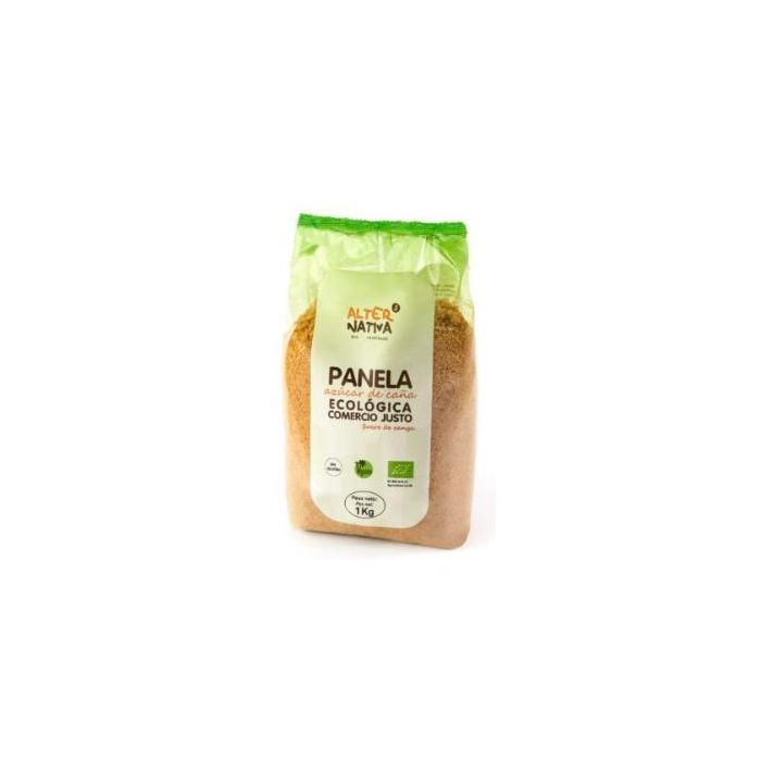 ALTERNATIVA 3 Azúcar de Caña Panela de Ecuador Ecológico 1Kg - Sin refinar, sabor suave a miel