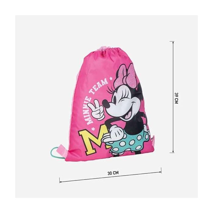 Saquito escolar minnie 30.0 x 39.0 cm 3