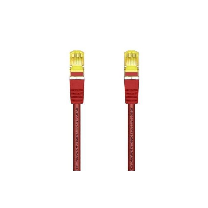 AISENS - CABLE DE RED LATIGUILLO RJ45 LSZH CAT.7 600 MHZ S/FTP PIMF AWG26, ROJO, 2.0M 1 AISENS - CABLE DE RED LATIGUILLO RJ45 LSZH CAT.7 600 MHZ S/FTP PIMF AWG26, ROJO, 2.0M 1