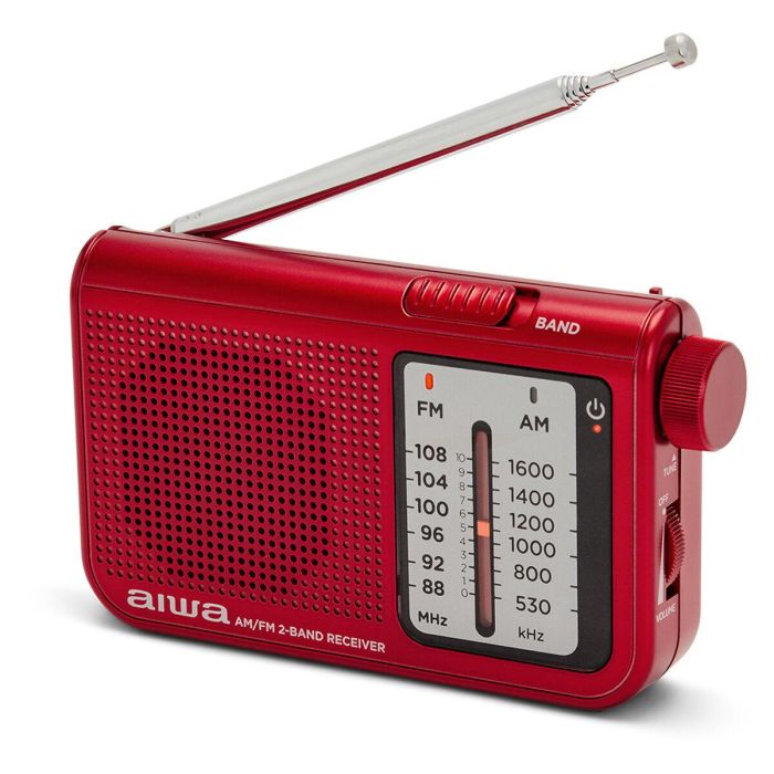 Radio Portátil Aiwa RS-55RD/ a Pilas/ Roja 1 Radio Portátil Aiwa RS-55RD/ a Pilas/ Roja 1