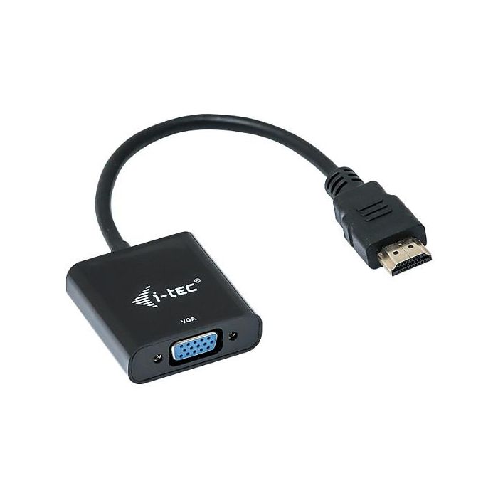 Adaptador HDMI a VGA i-Tec HDMI2VGAADA Negro 15 cm 1