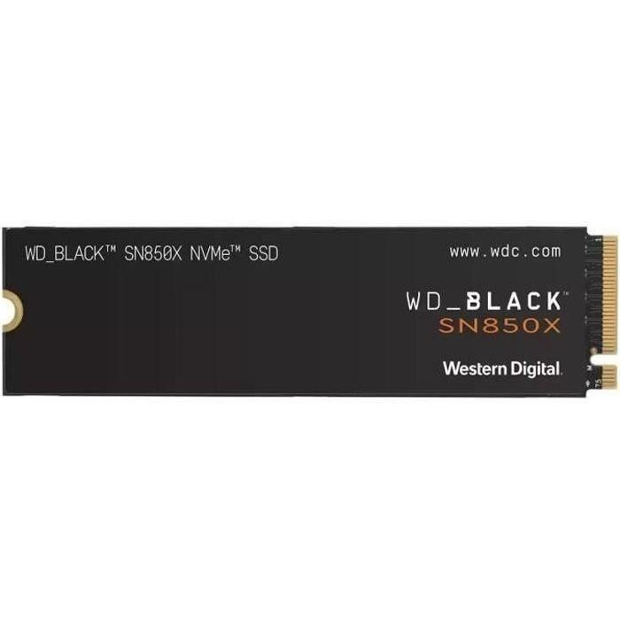 Disco SSD Western Digital WD Black SN850X 2TB/ M.2 2280 PCIe 4.0/ con Disipador de Calor/ Full Capacity