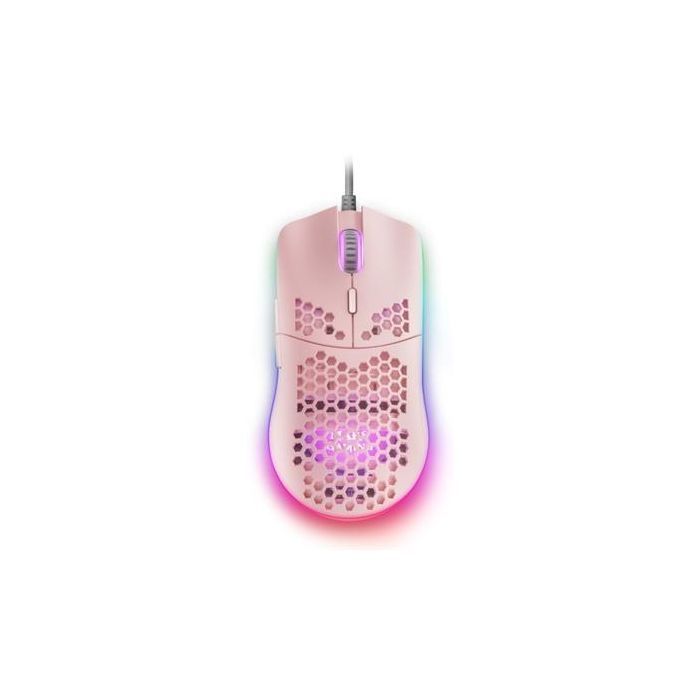 Mars Gaming MMAXP Ratón Gaming Óptico Ultraligero 69g 12400 DPI RGB Chroma Rosa con Cable Feather 0 Mars Gaming MMAXP Ratón Gaming Óptico Ultraligero 69g 12400 DPI RGB Chroma Rosa con Cable Feather 0