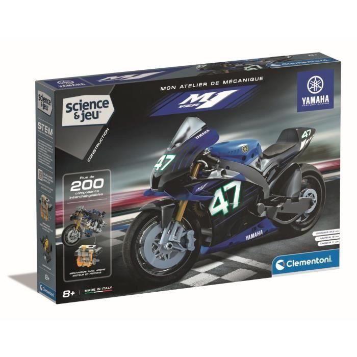 Clementoni - Set de construcción Yamaha M1 - Aplicación disponible - Hecho en Italia Clementoni - Set de construcción Yamaha M1 - Aplicación disponible - Hecho en Italia