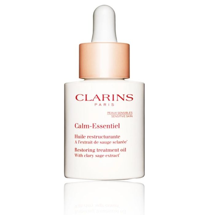 Clarins V3668A Calm Essentiel Aceite Reparador Facial Nutritivo Calmante Hidratante Piel Sensible 30ml