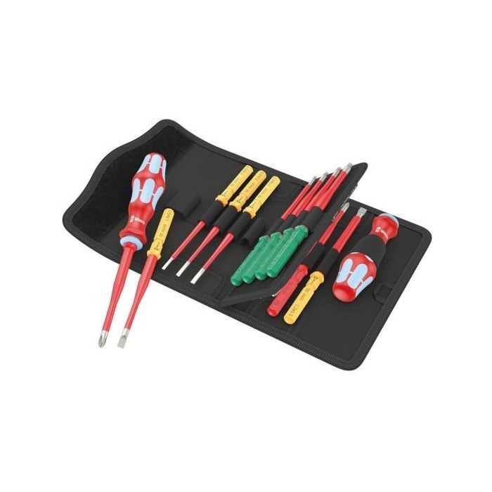Wera 05006631001 Kraftform Kompakt VDE Stainless 17 extra slim 1 Juego de destornilladores (17 piezas)