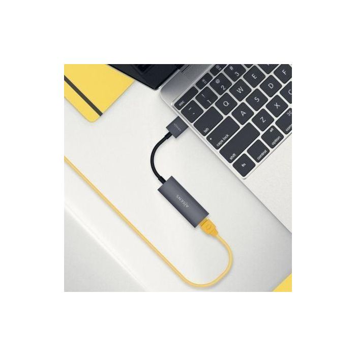 AISENS - CONVERSOR USB 3.0 A ETHERNET GIGABIT 10/100/1000 MBPS, GRIS, 15CM 3 AISENS - CONVERSOR USB 3.0 A ETHERNET GIGABIT 10/100/1000 MBPS, GRIS, 15CM 3