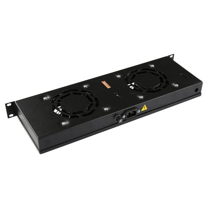 Logon RAF300BL Módulo de Ventilador para Rack 1U con Termostato Digital, 2 Ventiladores y Flujo de Aire 280m³/h 1 Logon RAF300BL Módulo de Ventilador para Rack 1U con Termostato Digital, 2 Ventiladores y Flujo de Aire 280m³/h 1