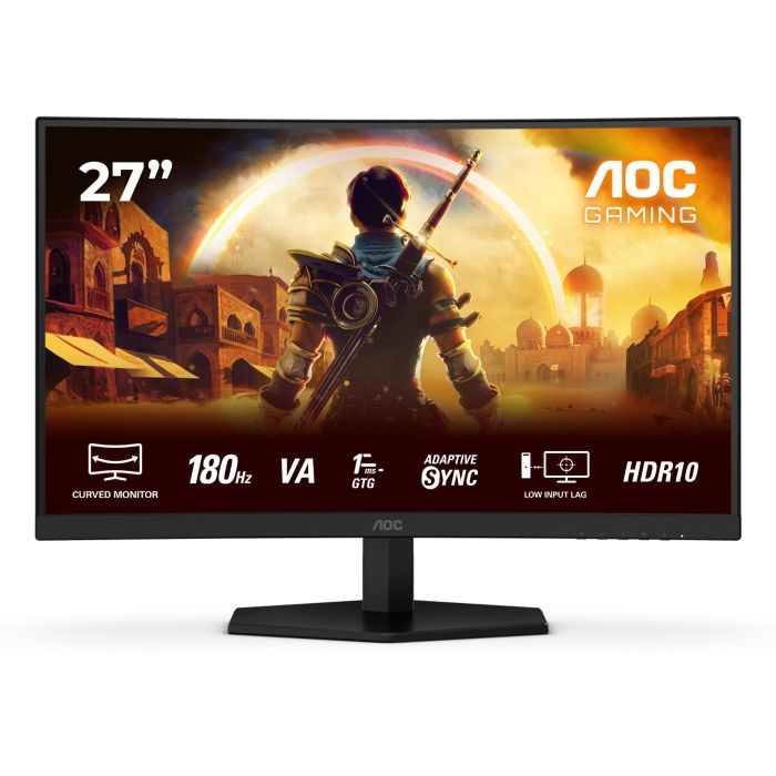 AOC C27G42E Monitor Curvo Gaming 27'' FHD 180Hz 0.5ms Panel VA 0 AOC C27G42E Monitor Curvo Gaming 27'' FHD 180Hz 0.5ms Panel VA 0
