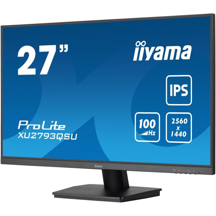 Iiyama ProLite XU2793QSU-B7 Monitor IPS 27" WQHD 2560x1440 100Hz 1ms 300cd/m² Negro 4 Iiyama ProLite XU2793QSU-B7 Monitor IPS 27" WQHD 2560x1440 100Hz 1ms 300cd/m² Negro 4