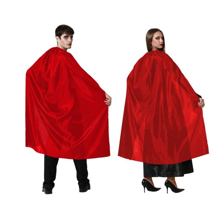 Capa Halloween Vampiro Rojo Unisex Adulto