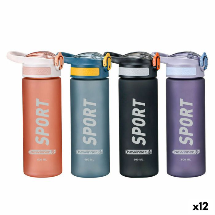Botella de Agua Bewinner 600 ml (12 Unidades) Botella de Agua Bewinner 600 ml (12 Unidades)