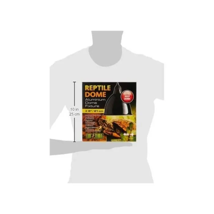 Exo Terra Lámpara de techo con reflector de aluminio L - Para reptiles Exo Terra Lámpara de techo con reflector de aluminio L - Para reptiles