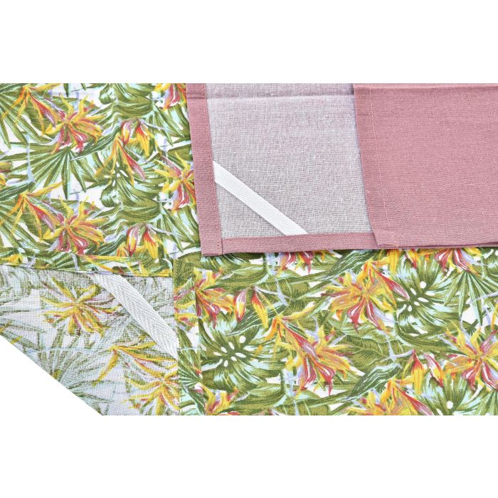 DKD Home Decor Paño Decorativo Tropical de Algodón con Diseño Tropic Garden Multicolor Verde para Hogar 60x40 cm Set de 2 Piezas 2 DKD Home Decor Paño Decorativo Tropical de Algodón con Diseño Tropic Garden Multicolor Verde para Hogar 60x40 cm Set de 2 Piezas 2