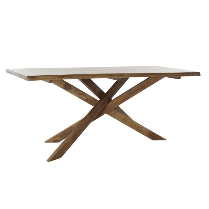 Mesa Comedor Colonial DKD Home Decor Natural 86 x 76 x 180 cm Mesa Comedor Colonial DKD Home Decor Natural 86 x 76 x 180 cm