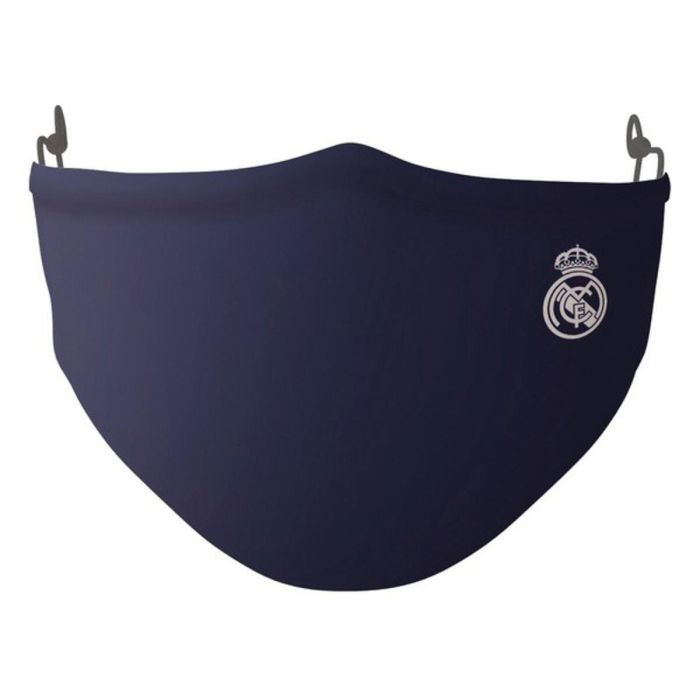 Mascarilla Higiénica de Tela Reutilizable Real Madrid C.F. Azul 4 Mascarilla Higiénica de Tela Reutilizable Real Madrid C.F. Azul 4