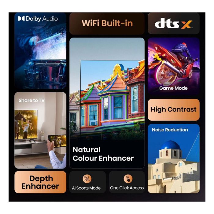 Hisense 40E4QT Smart TV 102cm 40" Full HD Negro 4 Hisense 40E4QT Smart TV 102cm 40" Full HD Negro 4