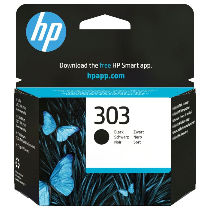 HP Cartucho Tinta Original 303 T6N02AE Negro 0 HP Cartucho Tinta Original 303 T6N02AE Negro 0