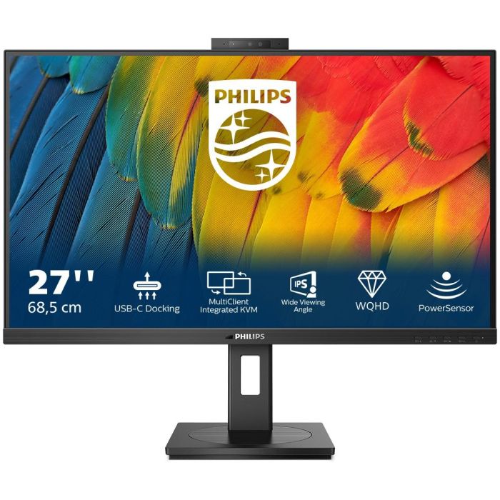 Philips 27B1U5601H Monitor IPS Quad HD de 27" (68.5cm) con USB-C PD 100W, Webcam y Micrófono Integrados 1
