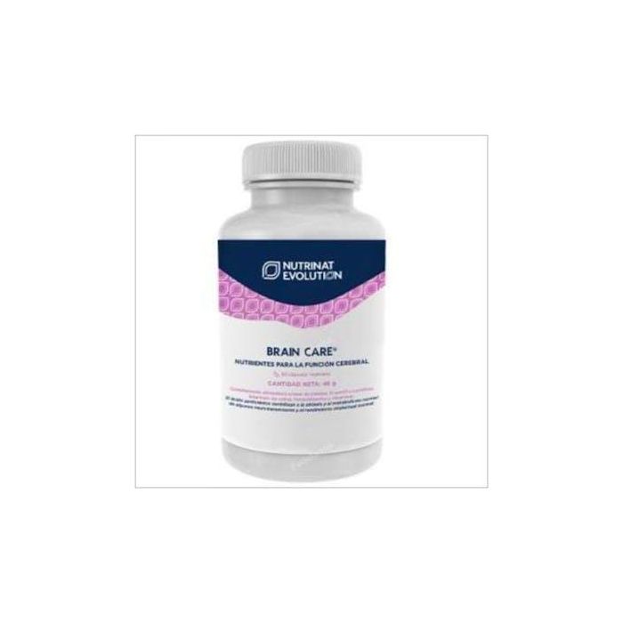 NUTRINAT EVOLUTION Brain Care, Soporte para la Función Cerebral con Bacopa y Ginkgo, 60 Cápsulas Veganas