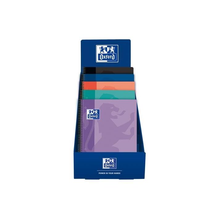 Oxford Europeanbook 1 School Classic A4+ 80H Cuaderno 5x5 Tapa Plástico Colores Surtidos
