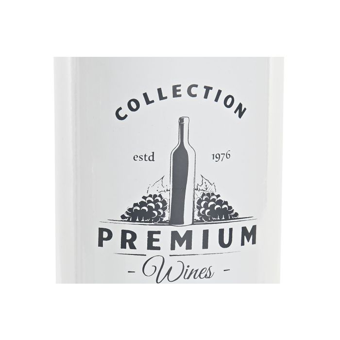 DKD Home Decor Enfriador Botellas de Vino Inox, Blanco Plateado. Colección Premium Wines. Medidas 12x12x18 cm 2