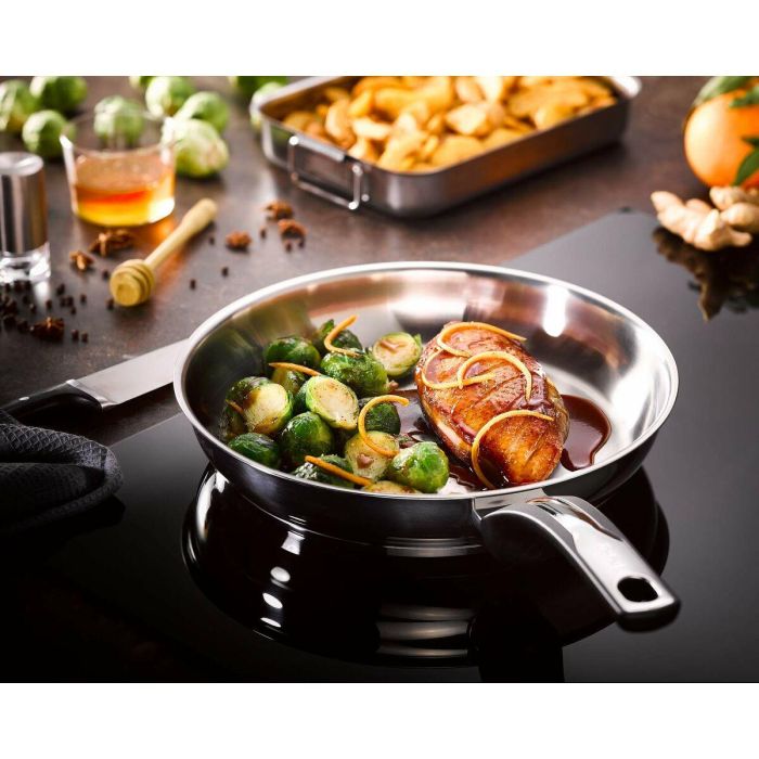 Sartén Tefal EMOTION 24CM Verde Plateado Acero Inoxidable 24 cm Ø 24 cm Ø 20 cm 3 Sartén Tefal EMOTION 24CM Verde Plateado Acero Inoxidable 24 cm Ø 24 cm Ø 20 cm 3