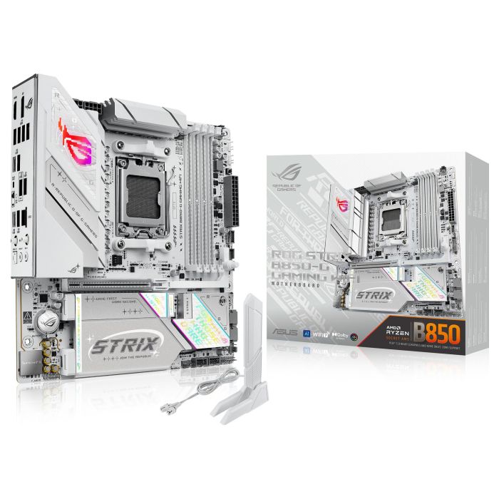 ASUS ROG STRIX B850-G GAMING WiFi Placa Base para PC, Chipset AMD B850, DDR5-SDRAM, Micro ATX 13