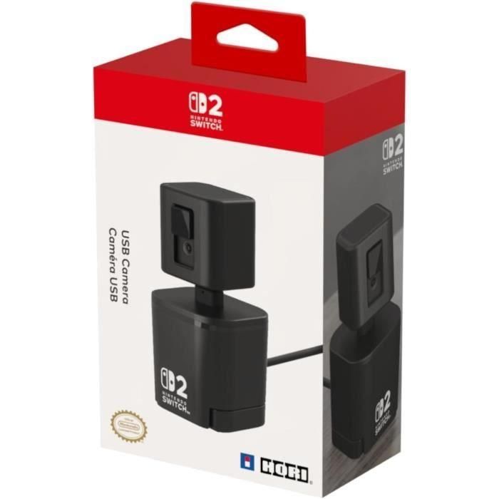 Cámara de video USB - HORI - Nintendo Switch 2 - Brazo flexible y cubierta de lente - Negra 4