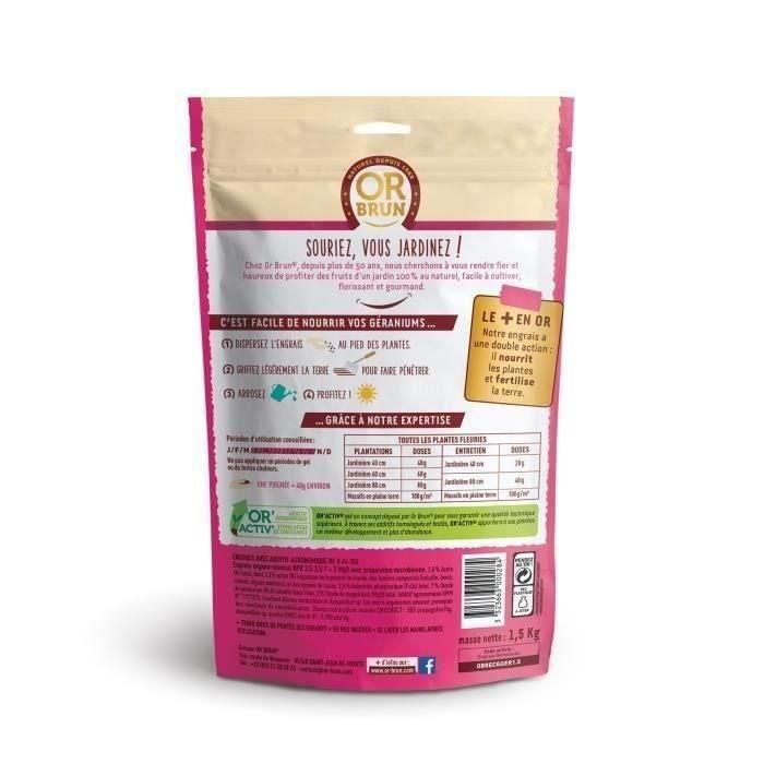 Fertilizante de geranio MARRÓN ORO 1,5 kg 1