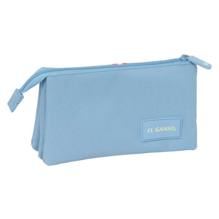 Portatodo triple el ganso basics "cerulean" 22x12x3 cm 1 Portatodo triple el ganso basics "cerulean" 22x12x3 cm 1