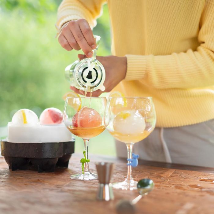 Set 6 Identificadores Copas Silicona Flamingo Koala 5,5x4,5x2,2 cm Set 6 Identificadores Copas Silicona Flamingo Koala 5,5x4,5x2,2 cm