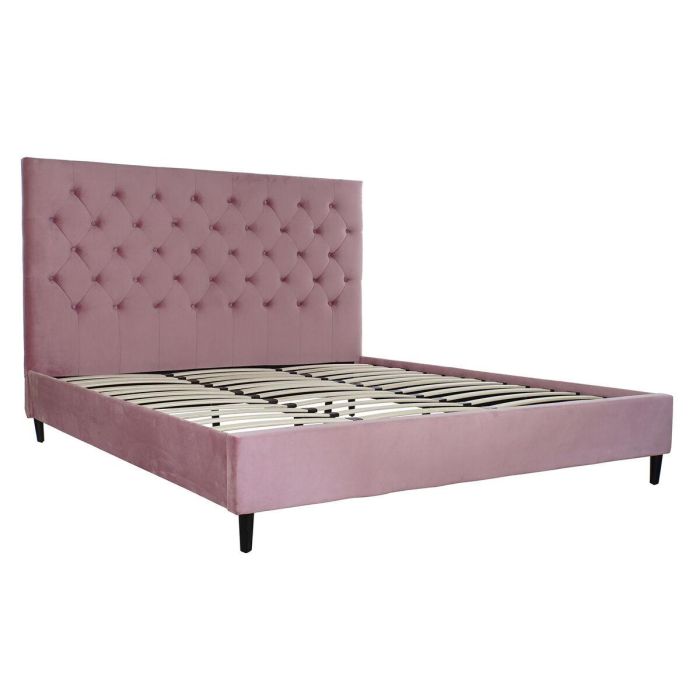 Cama Moderno DKD Home Decor Rosa 210 x 137 x 187 cm Cama Moderno DKD Home Decor Rosa 210 x 137 x 187 cm