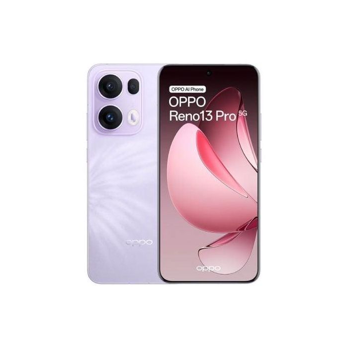 Oppo 110010234465 Smartphone Reno 13 Pro 12GB RAM 512GB Púrpura 6.83" 5G Cámara 50MP Batería 5800mAh Oppo 110010234465 Smartphone Reno 13 Pro 12GB RAM 512GB Púrpura 6.83" 5G Cámara 50MP Batería 5800mAh