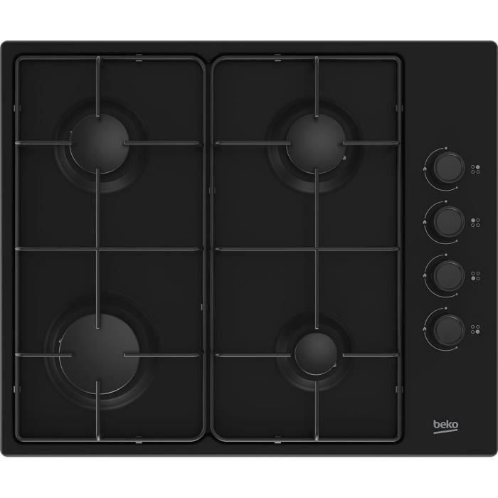 Placa de gas - BEKO - 4 fuegos - 60 cm - HIGG64123SB Placa de gas - BEKO - 4 fuegos - 60 cm - HIGG64123SB