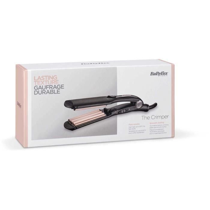Babyliss Plancha de Pelo Crimper 2165CE 35 mm, Ondulador de Pelo con Placas de Cerámica-Turmalina, 10 Temperaturas Ajustables 2 Babyliss Plancha de Pelo Crimper 2165CE 35 mm, Ondulador de Pelo con Placas de Cerámica-Turmalina, 10 Temperaturas Ajustables 2