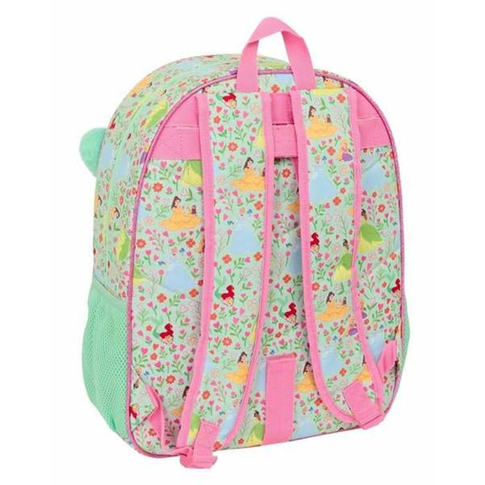 Safta Mochila "Bloom" Adapt. Carro Princesas Disney 33x42x14cm 2 Safta Mochila "Bloom" Adapt. Carro Princesas Disney 33x42x14cm 2