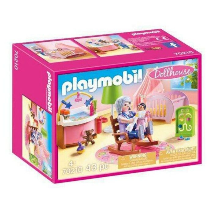 Playmobil 70210 Vivero con Cuna, Cambiador y Accesorios