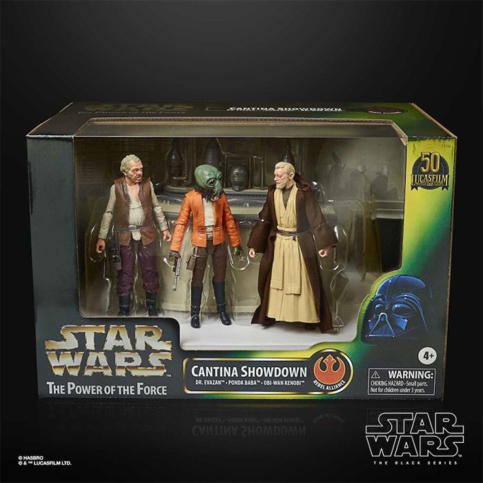 Set figuras The Power Of The Force Cantina Showdown Black Series Star Wars 15cm 6 Set figuras The Power Of The Force Cantina Showdown Black Series Star Wars 15cm 6