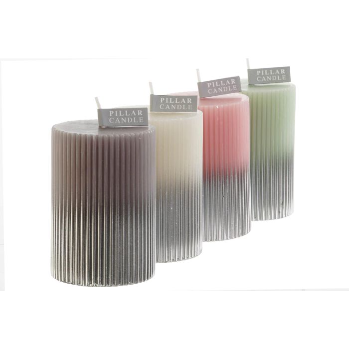 DKD Home Decor Vela de Cera Bicolor Difuminado 7x7x10 cm - Pack 12 Unidades Surtidas, 329 gr/unidad 1 DKD Home Decor Vela de Cera Bicolor Difuminado 7x7x10 cm - Pack 12 Unidades Surtidas, 329 gr/unidad 1