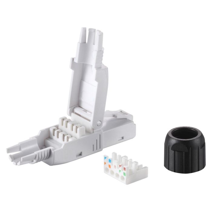 Equip Conector RJ45 Cat.6A UTPMontaje sin Herramientas Kit 5 Uds Color Blanco 1