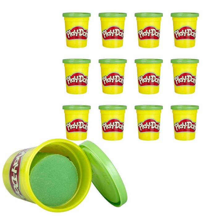 Play-Doh Pack 12 Botes Verdes E4828 Hasbro Plastilina Infantil +3 Años 0 Play-Doh Pack 12 Botes Verdes E4828 Hasbro Plastilina Infantil +3 Años 0